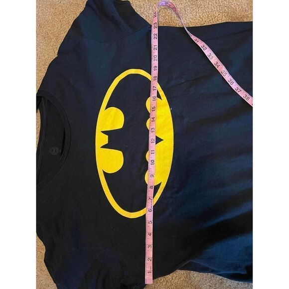 Batman DC Comics T-Shirt Men's Black Original Chest Logo XL - Picture 7 of 7